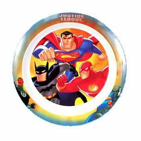 8.5" Justice League Print Plastic Plate -Bulk Pack Case Pack 480justice 