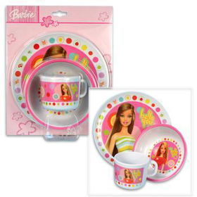 Barbie 3Pc Feeding Set (Hello You) Case Pack 96