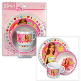 Barbie 3Pc Feeding Set (Hello You) Case Pack 96barbie 