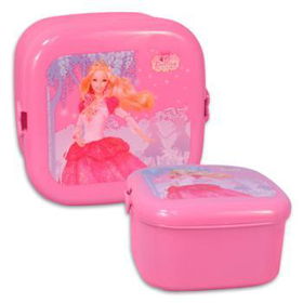 Barbie 13X13" 12 Dancing Princesses Sandwich Box Case Pack 384