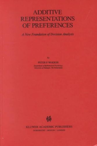 Additive Representations of Preferencesadditive 