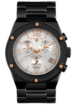 Men's Throttle Chronograph Black Stainless Steelmen 
