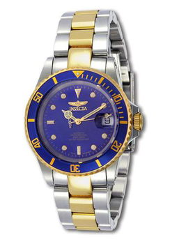 Men's Automatic Pro Diver Two Tone Blue Dialmen 
