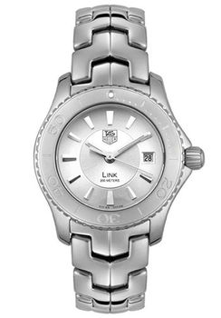 Men's Link Stainless Steel Silver Dialmen 