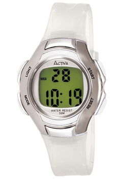 Women's Digital Multi-Function White Transparent Rubber Strapwomen 