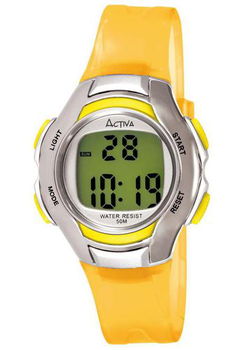 Women's Digital Multi-Function Yellow Transparent Rubber Strapwomen 