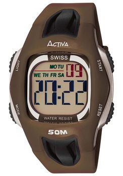 Men's Digital Multi-Function Brown/Black Rubbermen 