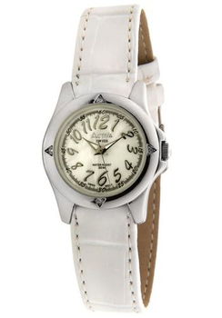 Women's White Crystal White Leatherettewomen 