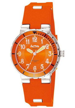Unisex Generation Orange Rubber Strapunisex 