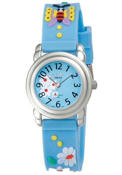 Juniors Light Blue Rubber & Multicolor Flower Designjuniors 