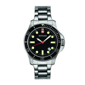 Battalion III Diver, Black Dial, Stainless Steel Braceletbattalion 