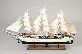 WOOD SHIP 32"W, 19"H