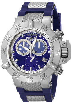 Men's Subaqua Chronograph Blue Rubbermen 