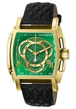 Men's S1 Rally Chronograph Black Leathermen 