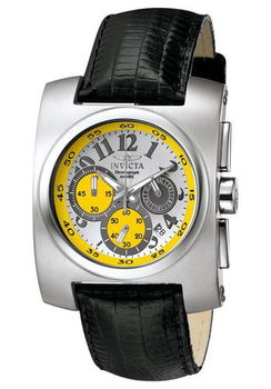 Men's Lupah Chronograph Black Leathermen 