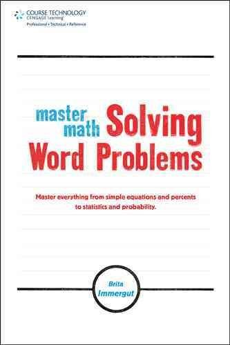 Master Math: Solving Word Problemsmaster 