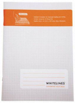Whitelines Saddle Stitch A4 Squaredwhitelines 