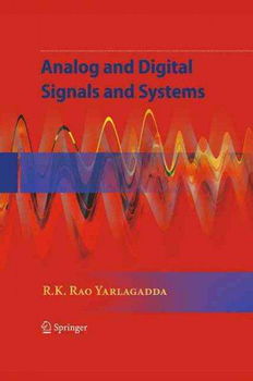 Analog and Digital Signals and Systemsanalog 