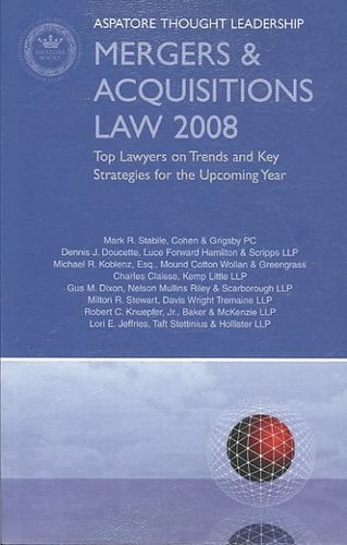 Mergers & Acquistions Law 2008mergers 