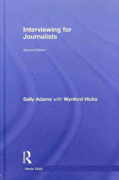 Interviewing for Journalistsinterviewing 