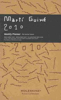 Moleskine Marti Guixe Artist Collection 2010 Weekly Planner