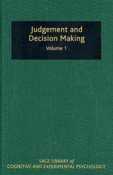 Judgement and Decision Makingjudgement 