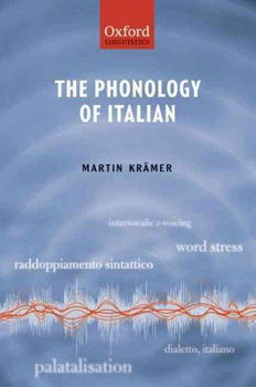 The Phonology of Italianphonology 