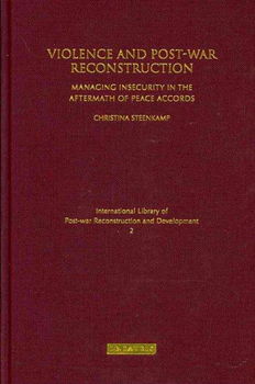 Violence and Post-war Reconstructionviolence 