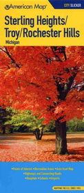 American Map City Slicker Sterling Heights/ Troy/ Rochester Hills, Michiganamerican 