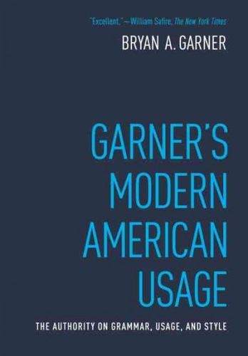 Garner's Modern American Usagegarner 