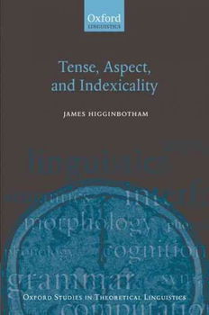 Tense, Aspect, and Indexicalitytense 