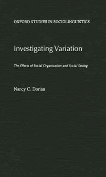 Investigating Variationinvestigating 