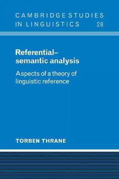 Referential-Semantic Analysisreferential 