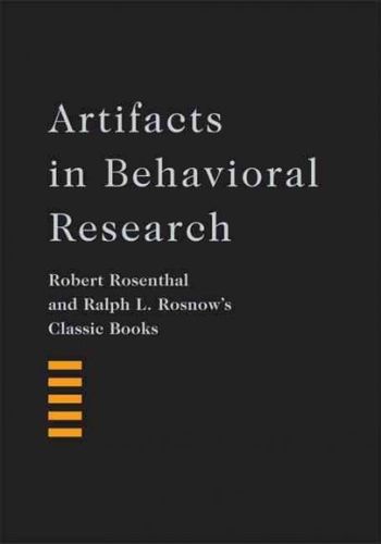 Artifacts in Behavioral Researchartifacts 