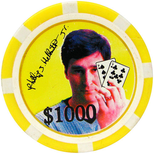 Phil Hellmuth Jr. Limited Edition $1000 Yellow 11.5g Chipphil 