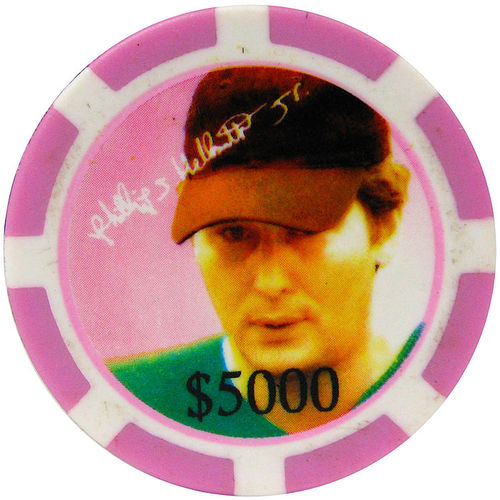 Phil Hellmuth Jr. Limited Edition $5000 Pink 11.5g Chipphil 