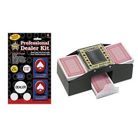 Texas Hold em Dealer Kit - Includes Card Shuffler!texas 
