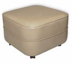 Cobblestone Vinyl Square extra large ottoman