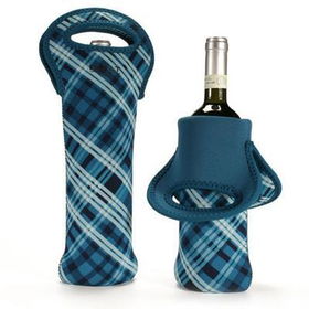 One Bottle Tote - Plaidbottle 