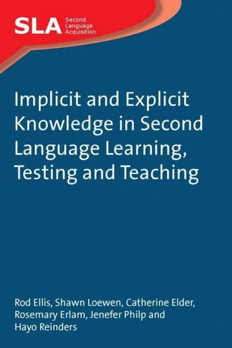 Implicit and Explicit Knowledge in Second Language Learning, Testing and Teachingimplicit 