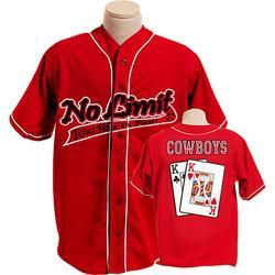 COWBOYS POKER JERSEY RED