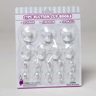 Suction Cup Hooks Case Pack 96suction 