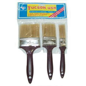 3 Piece Paint Brush Set Case Pack 72piece 