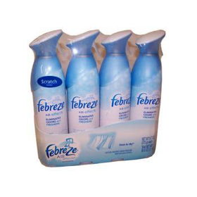 Febreze Air Effects Linen & Sky 4 Pack Air Freshen Case Pack 4