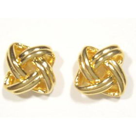 Love Knot Stud Pierced Earrings Case Pack 72love 