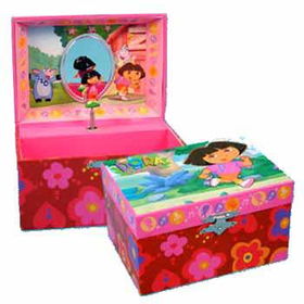 Dora The Explorer 15 Cm Musical Jewelry Box Case Pack 96dora 