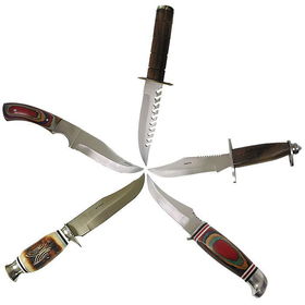 Set of 5 Great Hunting Kniveshunting 