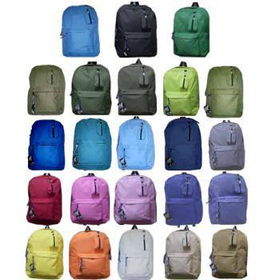 17" 23 Color Backpack Assortment Case Pack 24backpack 