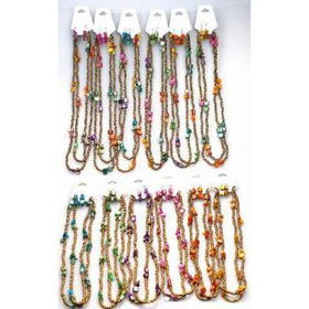 Ladies 43" Shell With Seed Bead Set Case Pack 12