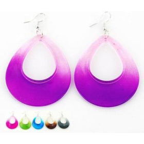 Acrylic Tear Drop Gradation Earrings Case Pack 12